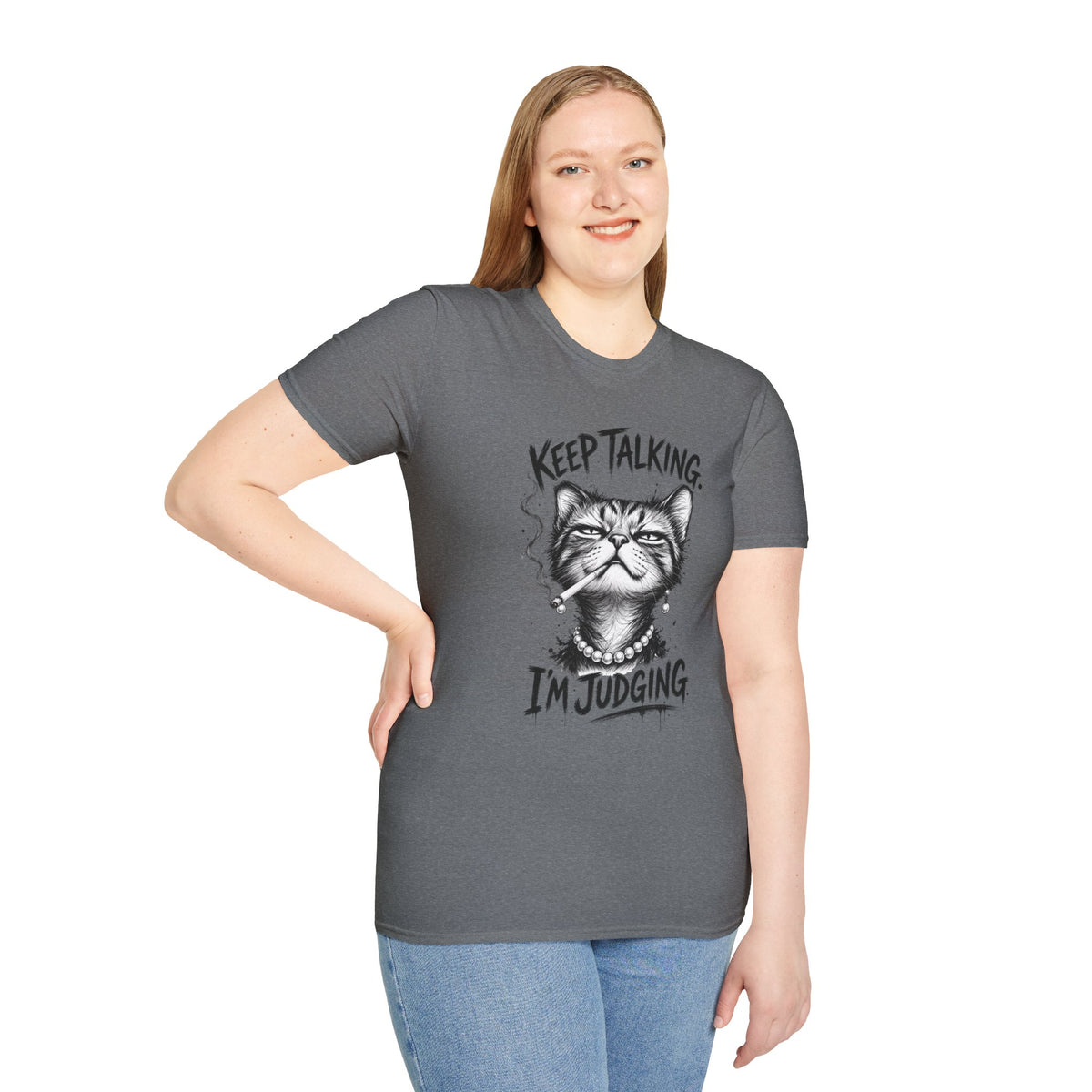 Keep Talking, I'm Judging Cat T-Shirt