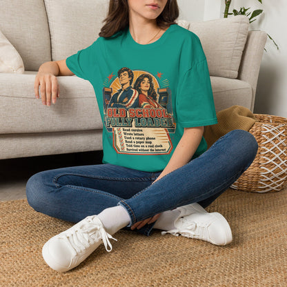T-Shirt — Retro 'Old School' Arcade Couple Vintage Gamer Tee