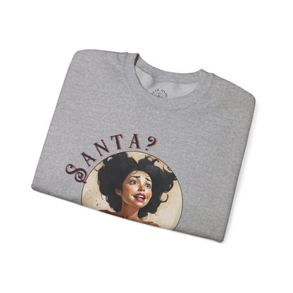 Funny Cookie Lover Sweatshirt - Retro Design - Santa? Christmas