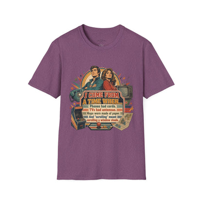 Vintage Road Trip T-Shirt — "I Come From A Time When" Retro Couple Graphic