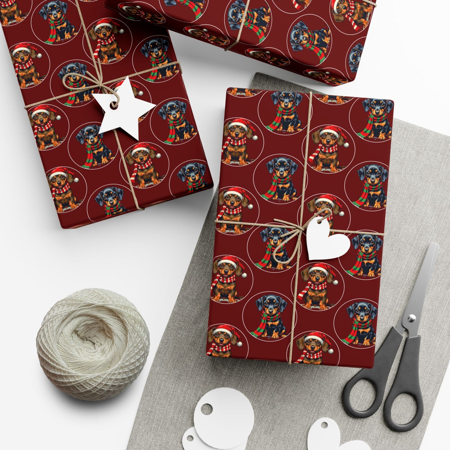 Nutcracker Pattern Gift Wrap Paper — Festive Red Holiday Wrapping for Christmas Gifts