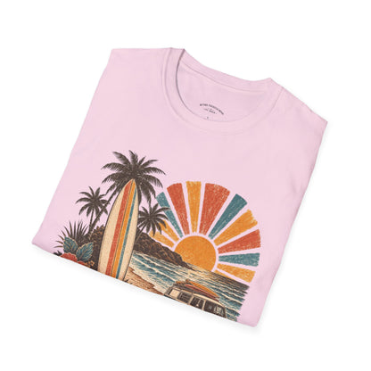 Retro Surf Sunset T-Shirt