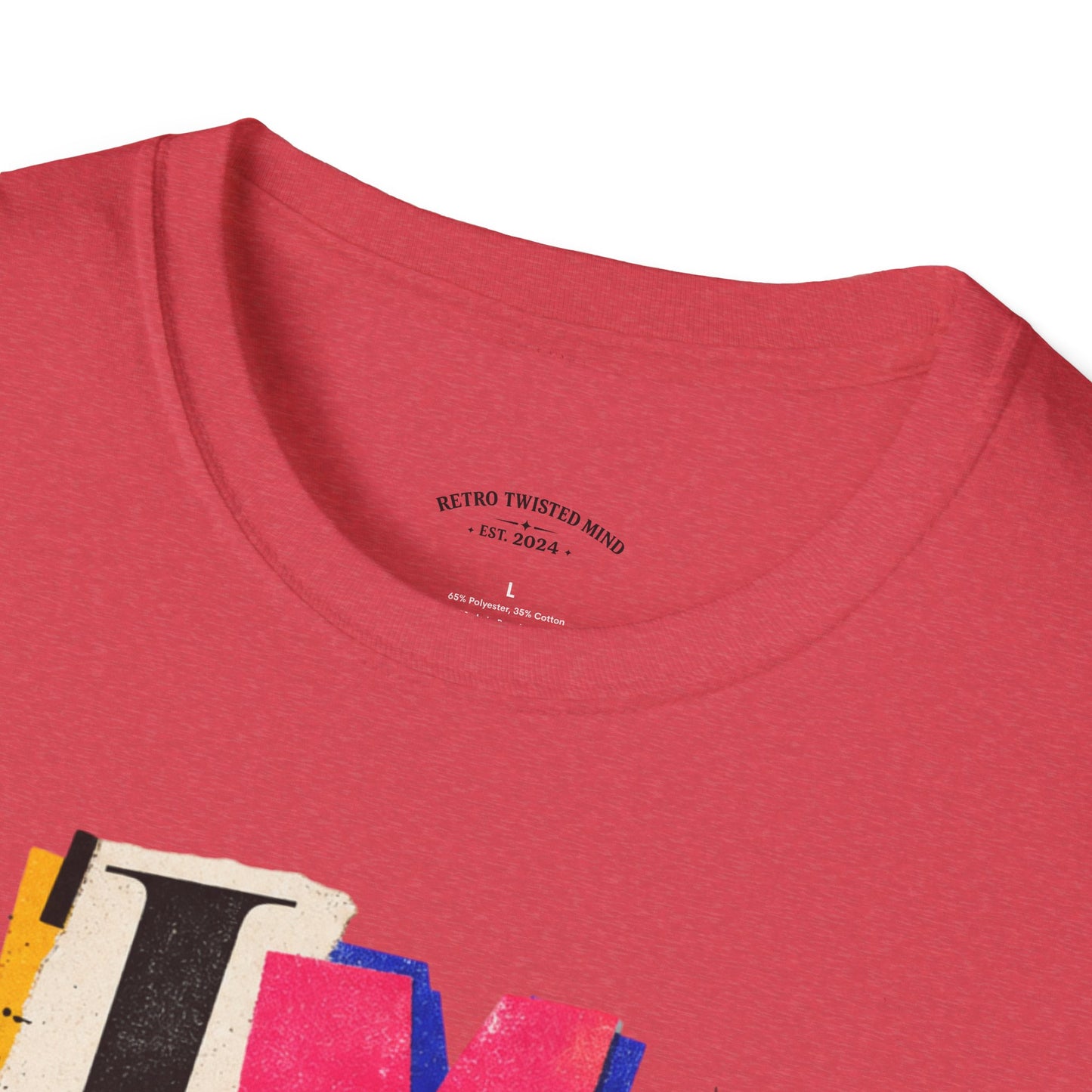 T-Shirt — "I'M FINE, THANK YOU" Retro Collage Graphic Tee