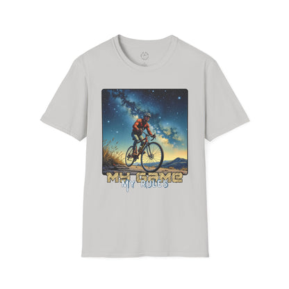 Cycling Adventure Unisex Softstyle T-Shirt - My Game My Rules, cycling ,sport