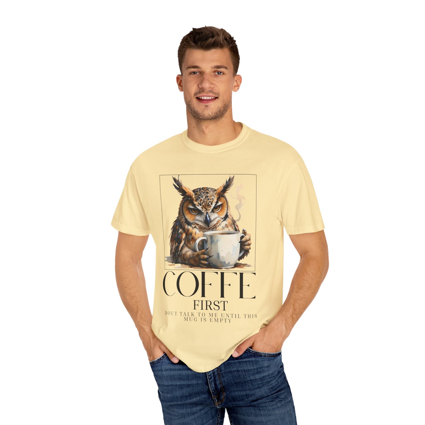 Coffee First Owl T-Shirt