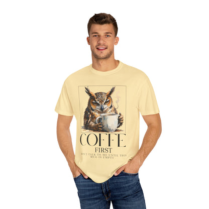Coffee First Owl T-Shirt