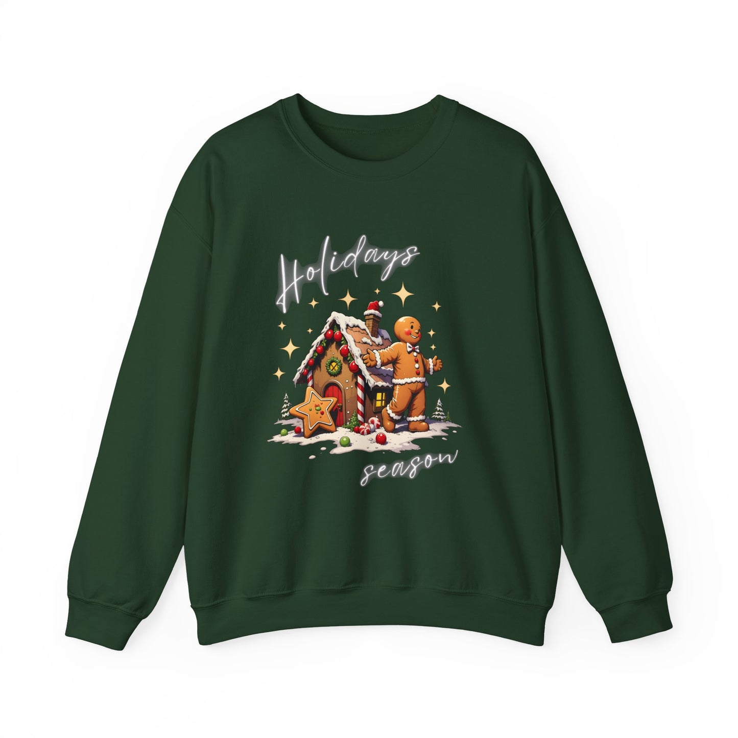Holiday Season Gingerbread Crewneck Sweatshirt