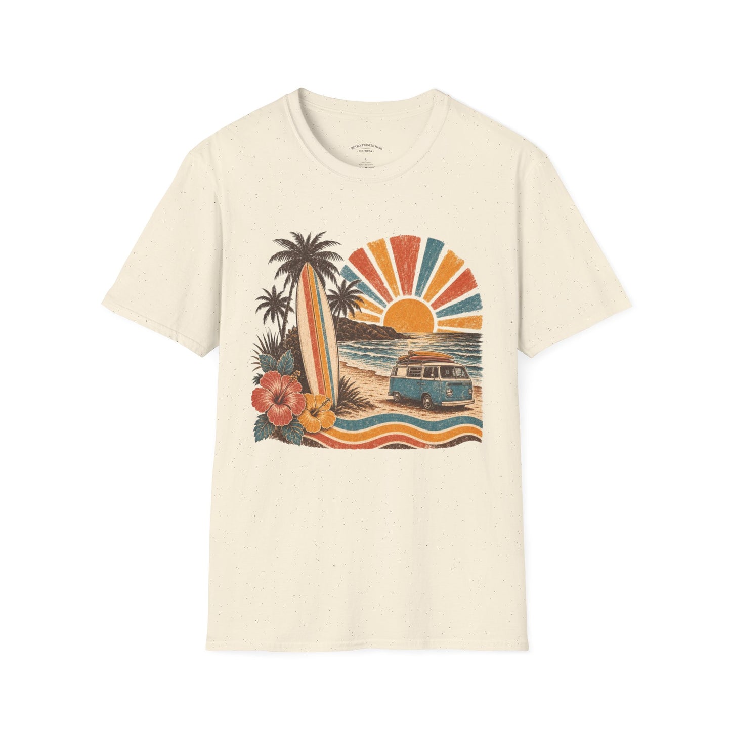 Retro Surf Sunset T-Shirt