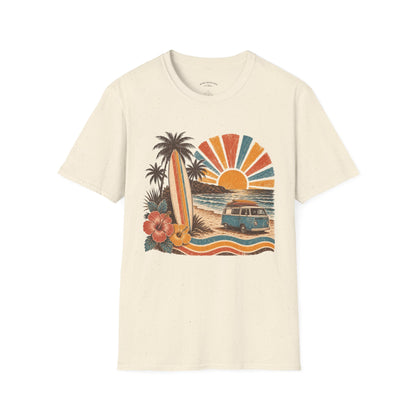 Retro Surf Sunset T-Shirt