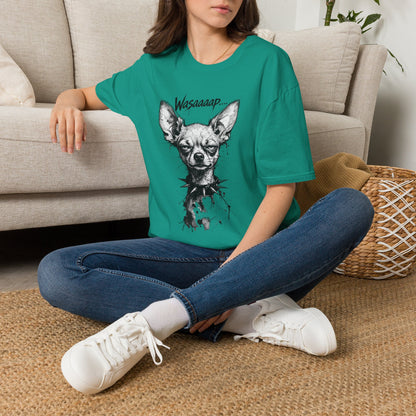 Chihuahua 'Wasaaaap' Graphic T-Shirt — Funny Dog Tee for Pet Lovers