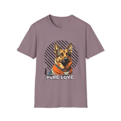Pure Love Dog Art Unisex T-Shirt - Perfect Gift for Dog Lovers