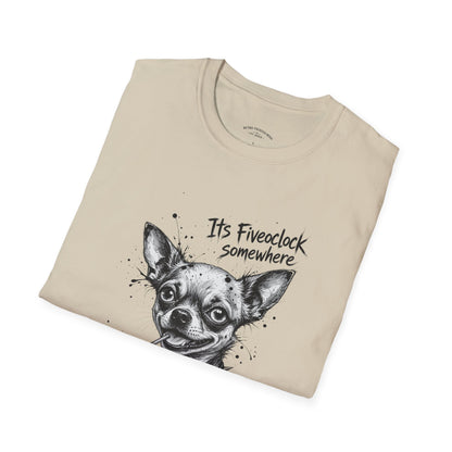 Chihuahua 'It's Five O'Clock Somewhere' T-Shirt