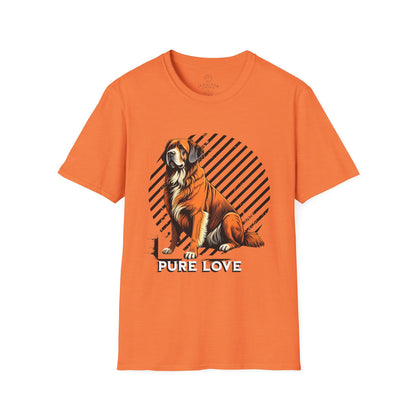 Pure Love Dog T-Shirt - Unisex Softstyle Pet Lover Tee