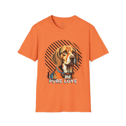 Pure Love Beagle Unisex Softstyle T-Shirt