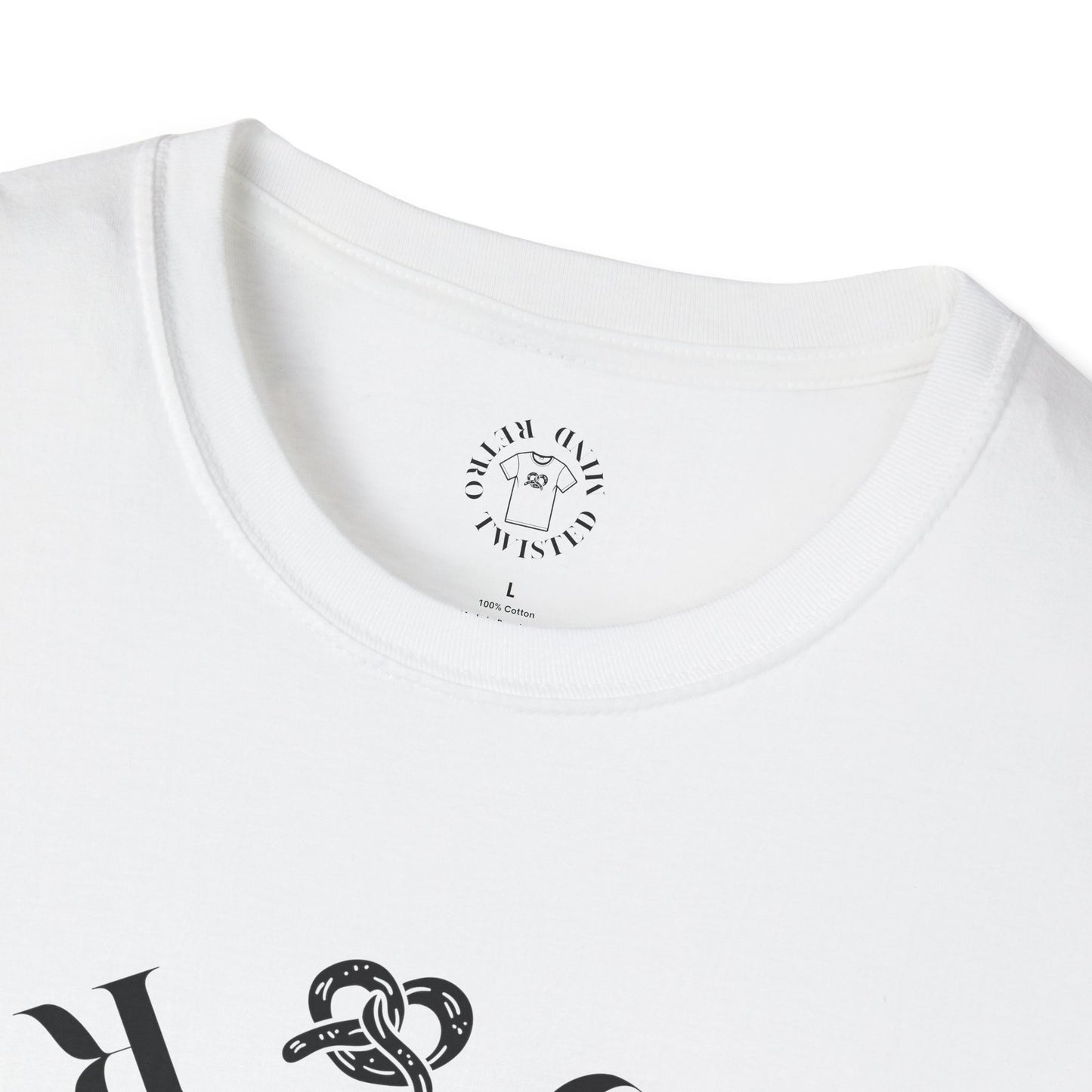 Twisted Mind, Unisex Softstyle T-Shirt - Retro Vibe Graphic Tee, twisted