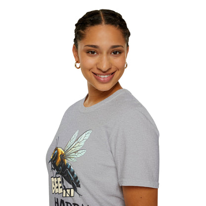 Bee Happy T‑Shirt — Cute Bumblebee Graphic Tee