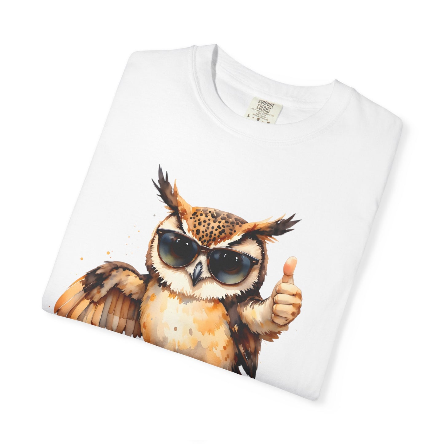 “I’m OK” Owl T-Shirt — Cute Thumbs-Up Owl Graphic Tee
