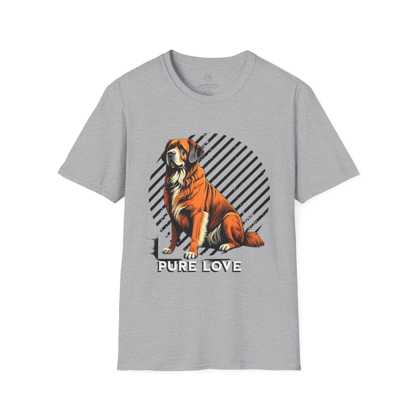 Pure Love Dog T-Shirt - Unisex Softstyle Pet Lover Tee