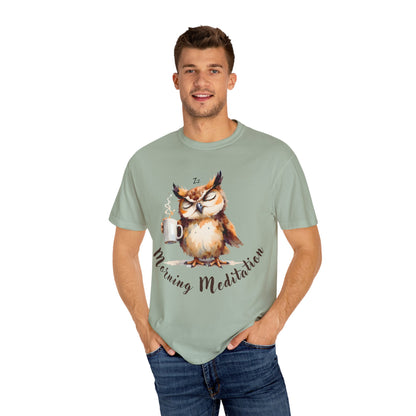 Morning Meditation Owl T-Shirt