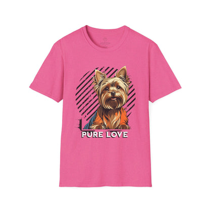 Pure Love Yorkie Unisex Softstyle T-Shirt