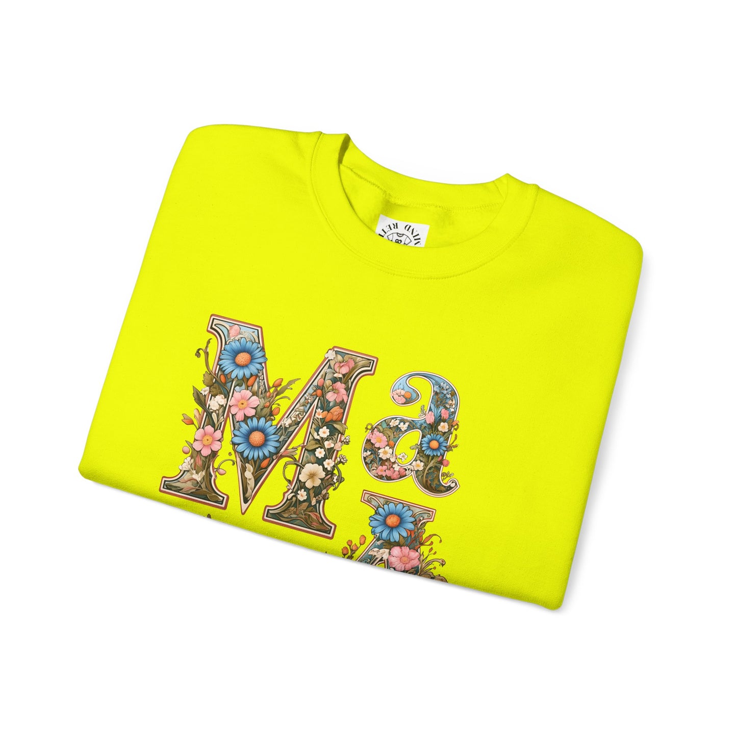 Unisex Heavy Blend™ Crewneck Sweatshirt,mother day gift, mama ,flower