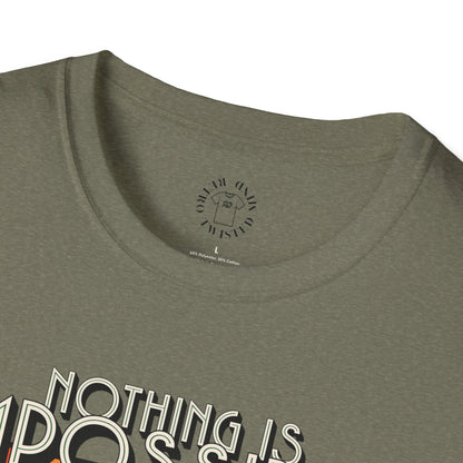 Unisex Softstyle T-Shirt - 'Nothing is Impossible, Possible Just Cost More' Graphic Tee.twisted