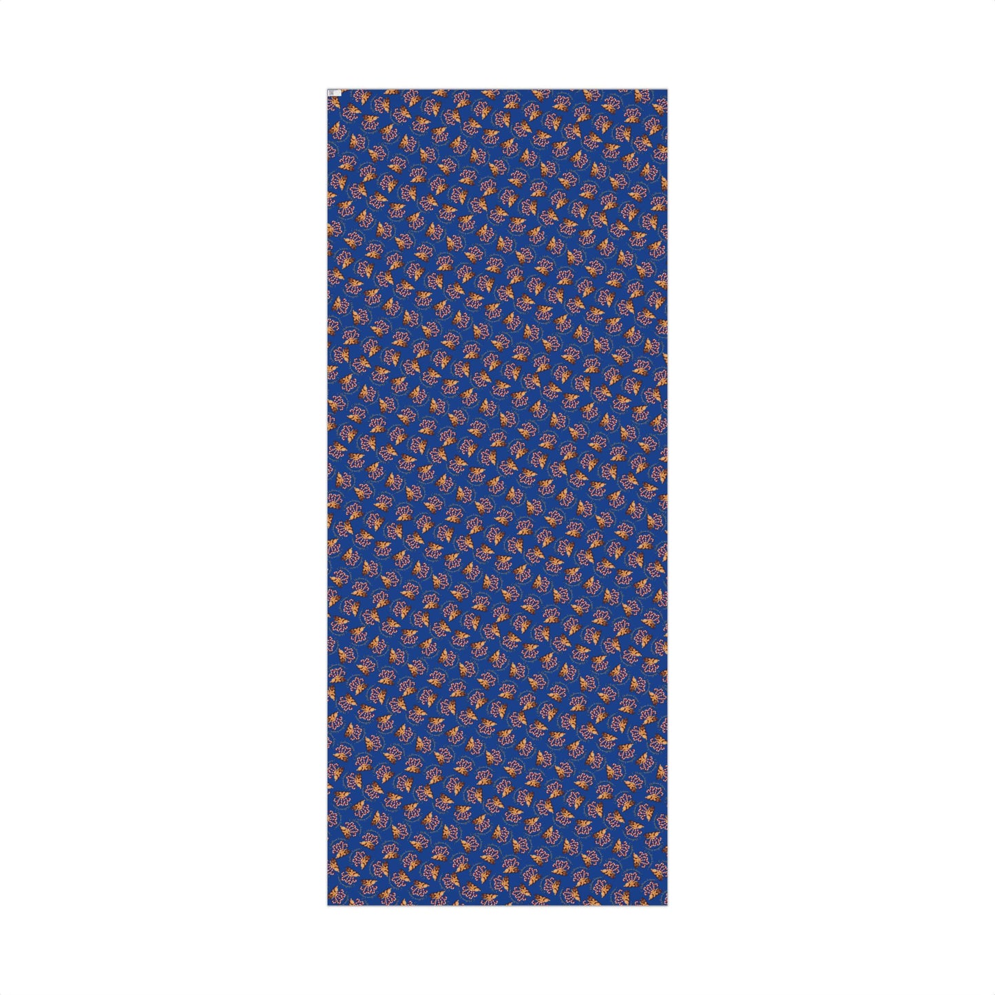 Firework Pattern Gift Wrap Paper — Festive Blue Wrapping Sheets for Celebrations