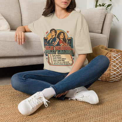 T-Shirt — Retro 'Old School' Arcade Couple Vintage Gamer Tee