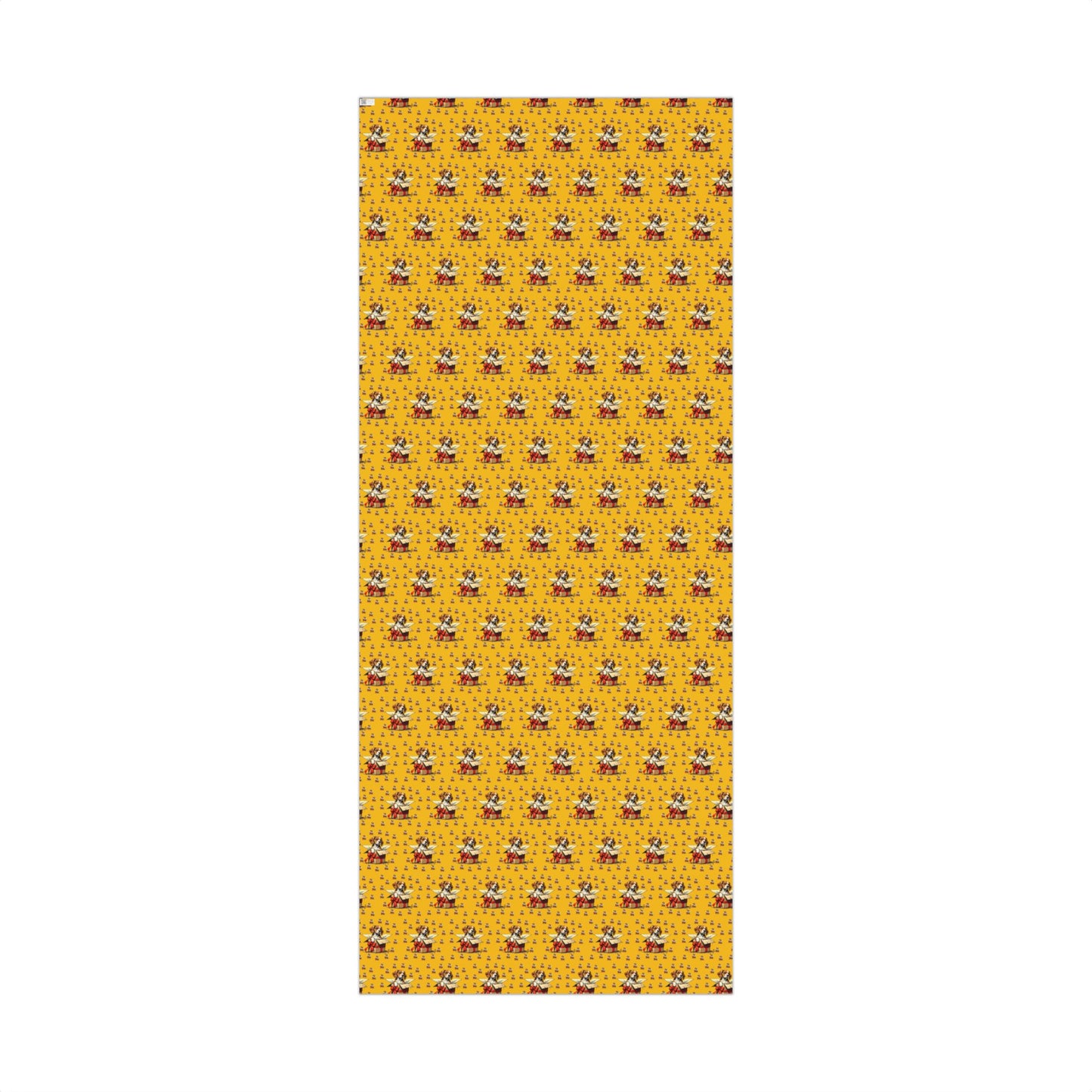 Dog & Gift Pattern Gift Wrap Paper — Cute Puppy Present Wrapping Sheets