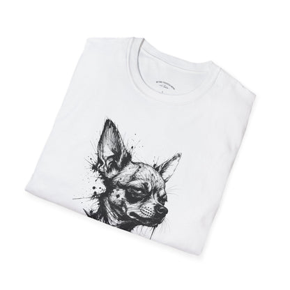 Chihuahua Portrait T‑Shirt — "I'm Not Here, That's an Illusion"