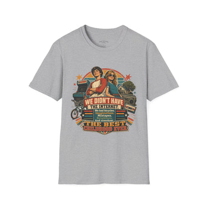 Retro Stranger Things 'We Didn't Have The Internet' T-Shirt