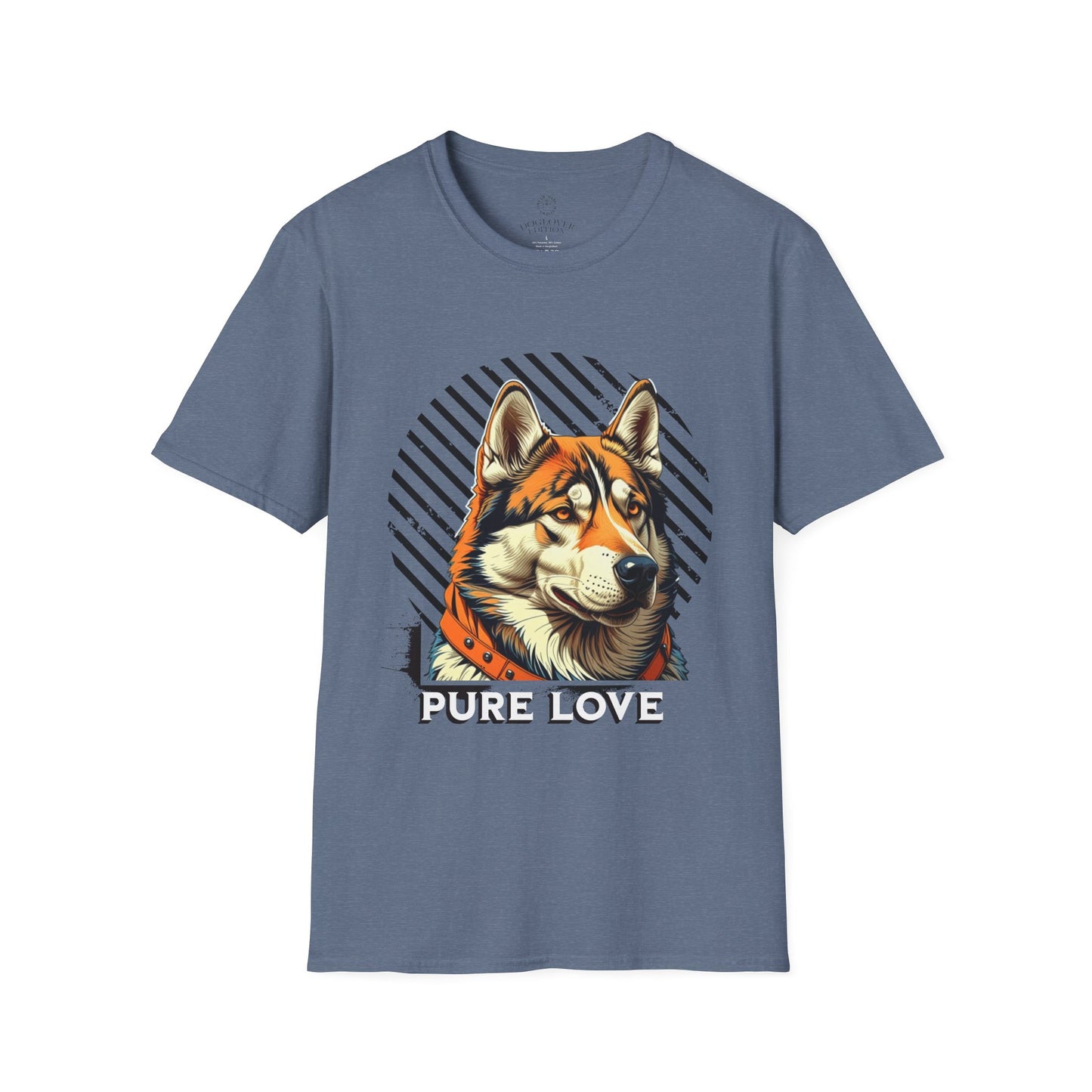 Pure Love Dog Unisex Softstyle T-Shirt - Perfect Gift for Dog Lovers