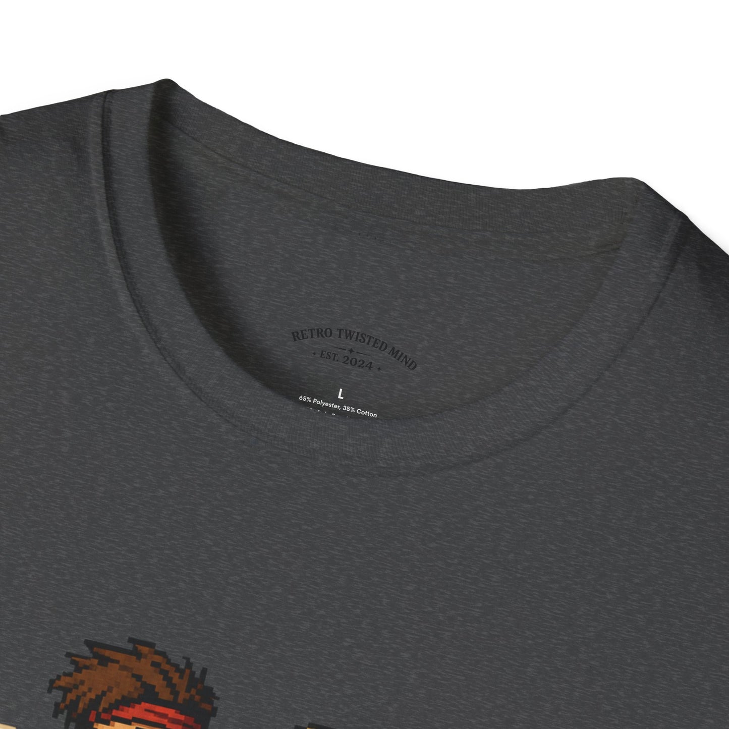 Retro Arcade Era T-Shirt — Pixel RPG Game Tribute