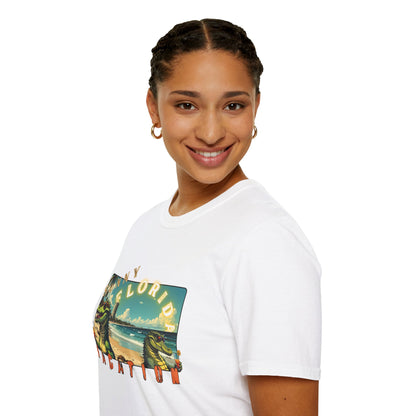Sunny Florida Vacation T-Shirt - Unisex Softstyle Tee for Travel Lovers