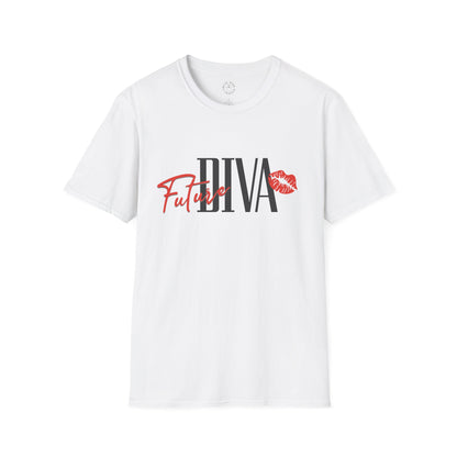 Future Diva Unisex Softstyle T-Shirt | Stylish Casual Tee for Empowered Women | Perfect for Gifts and Celebrations.twisted