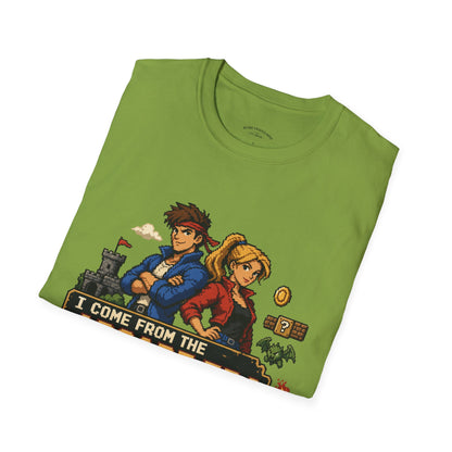Retro Arcade Era T-Shirt — Pixel RPG Game Tribute