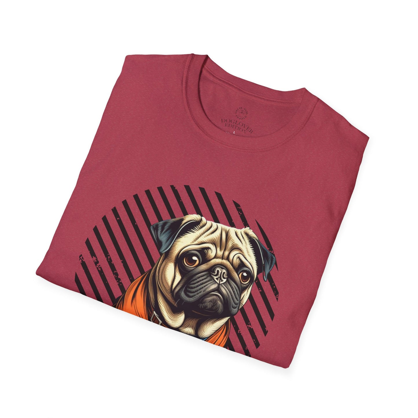 Pure Love Pug Unisex Softstyle T-Shirt