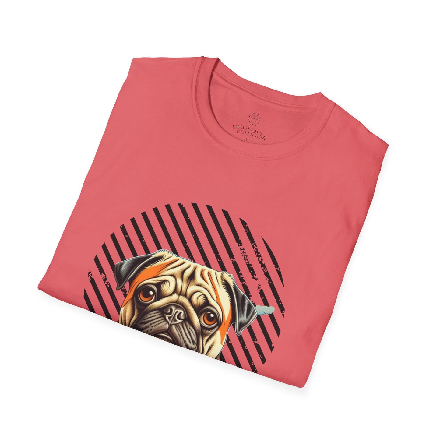 Pure Love Pug T-Shirt - Unisex Softstyle Tee