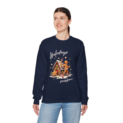 Holiday Season Gingerbread Crewneck Sweatshirt