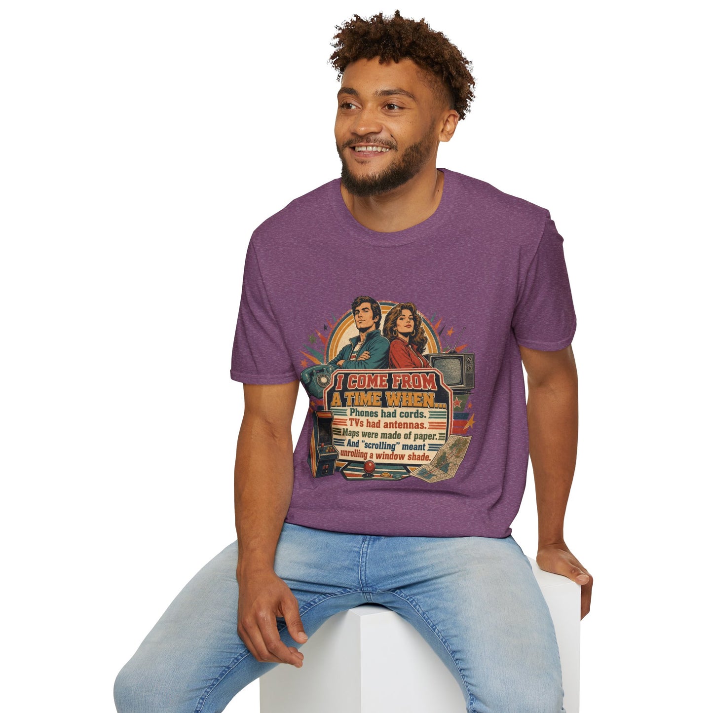 Vintage Road Trip T-Shirt — "I Come From A Time When" Retro Couple Graphic