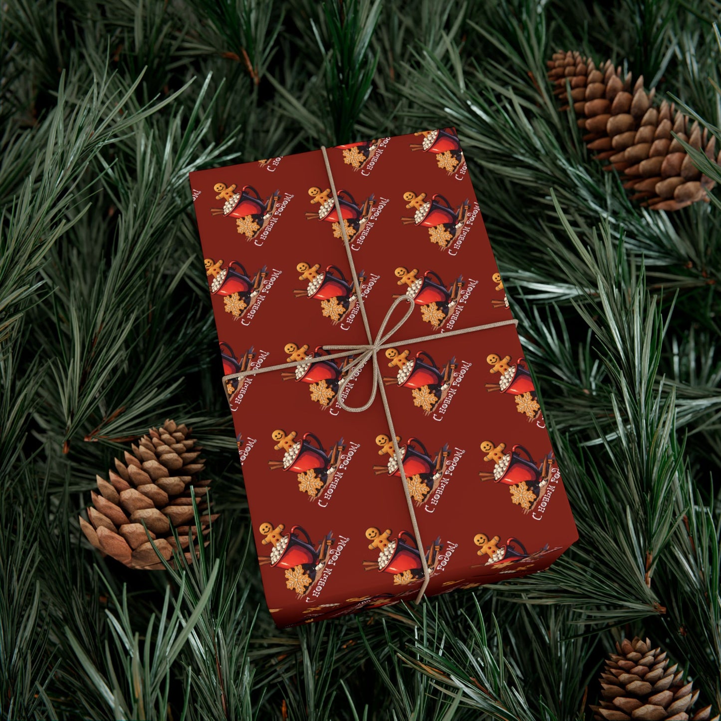Gift Wrap Paper — ginger bread Pattern Wrapping Paper