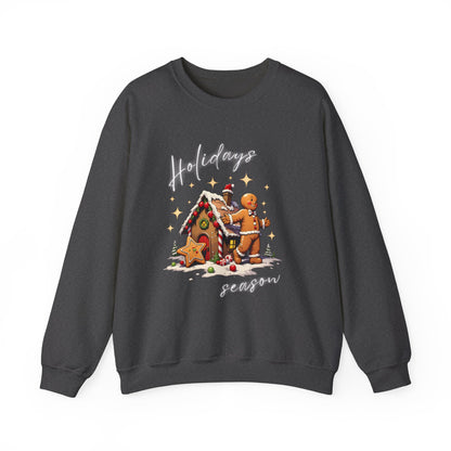 Holiday Season Gingerbread Crewneck Sweatshirt