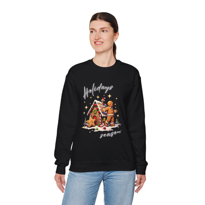 Holiday Season Gingerbread Crewneck Sweatshirt