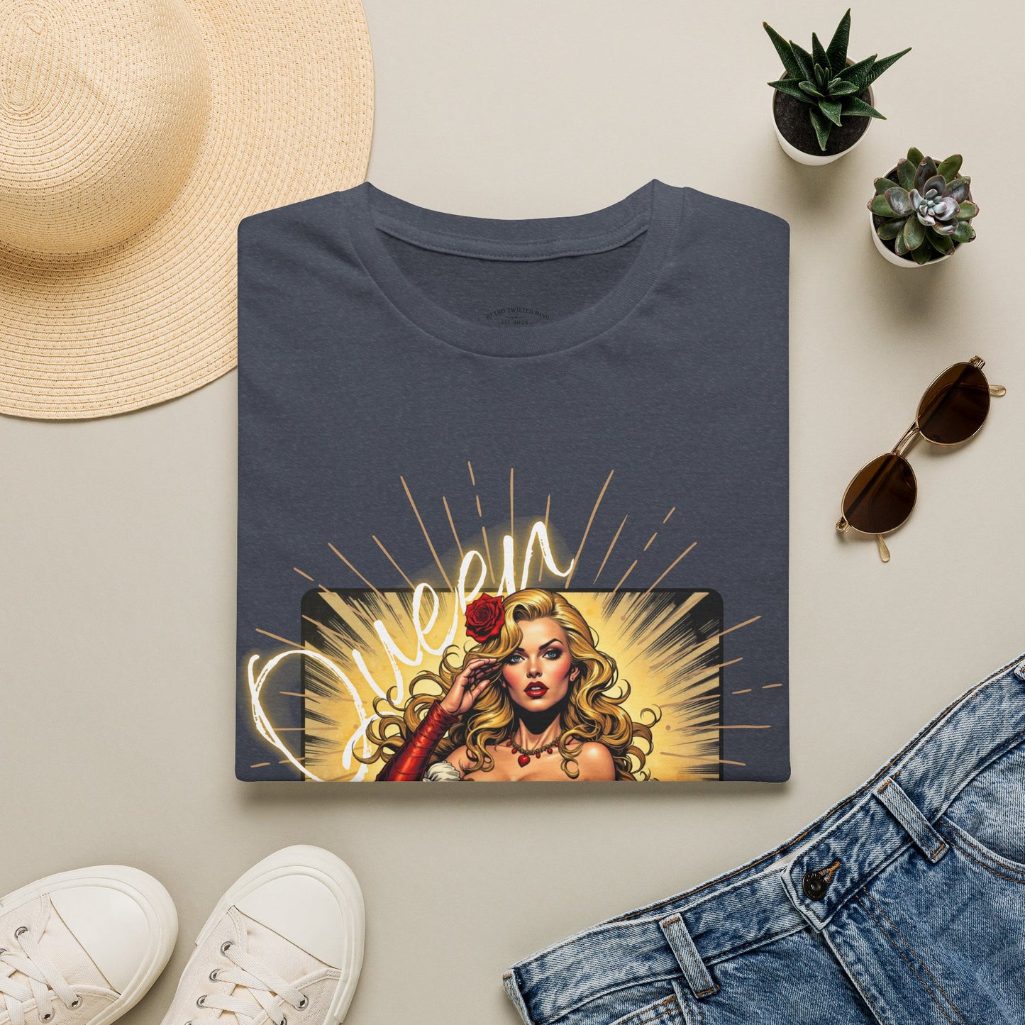 Empowered Women Unisex Softstyle T-Shirt - Bold & Confident Design, queen. girl