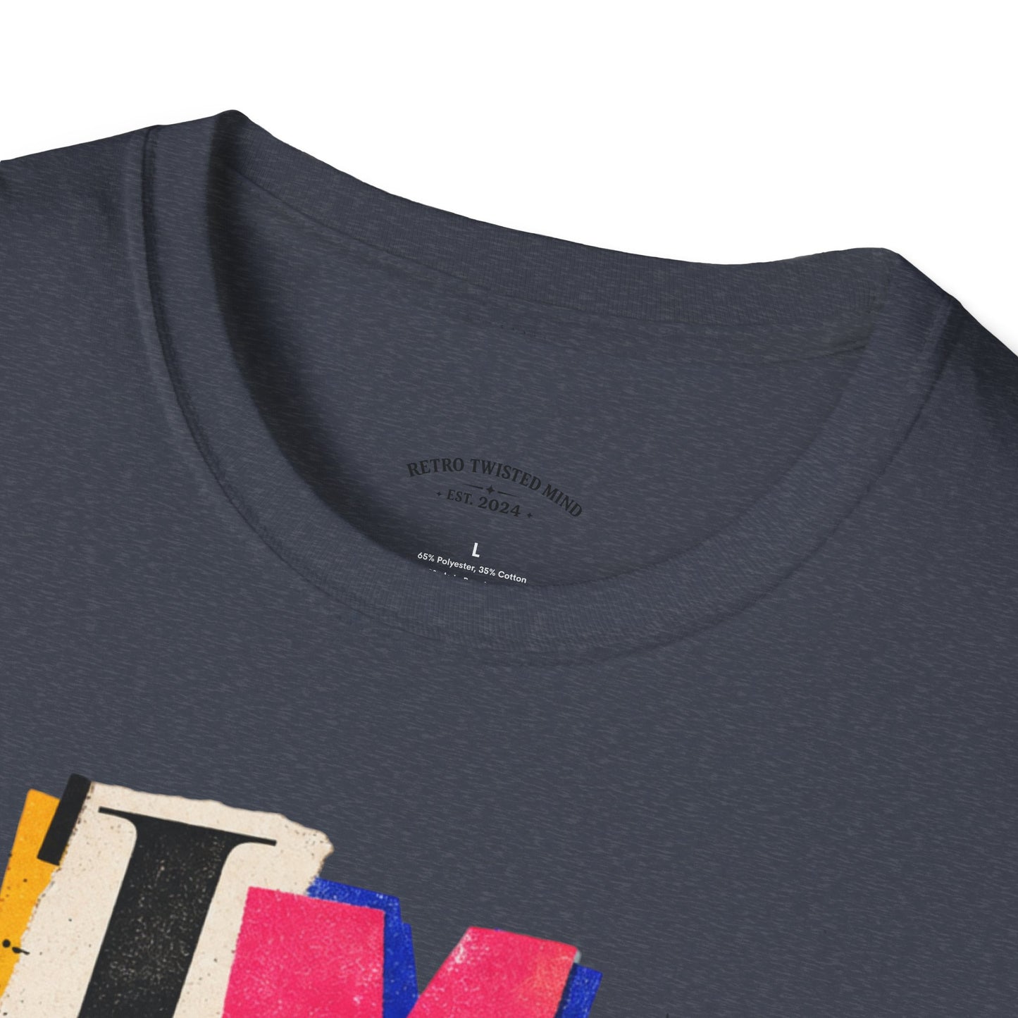 T-Shirt — "I'M FINE, THANK YOU" Retro Collage Graphic Tee
