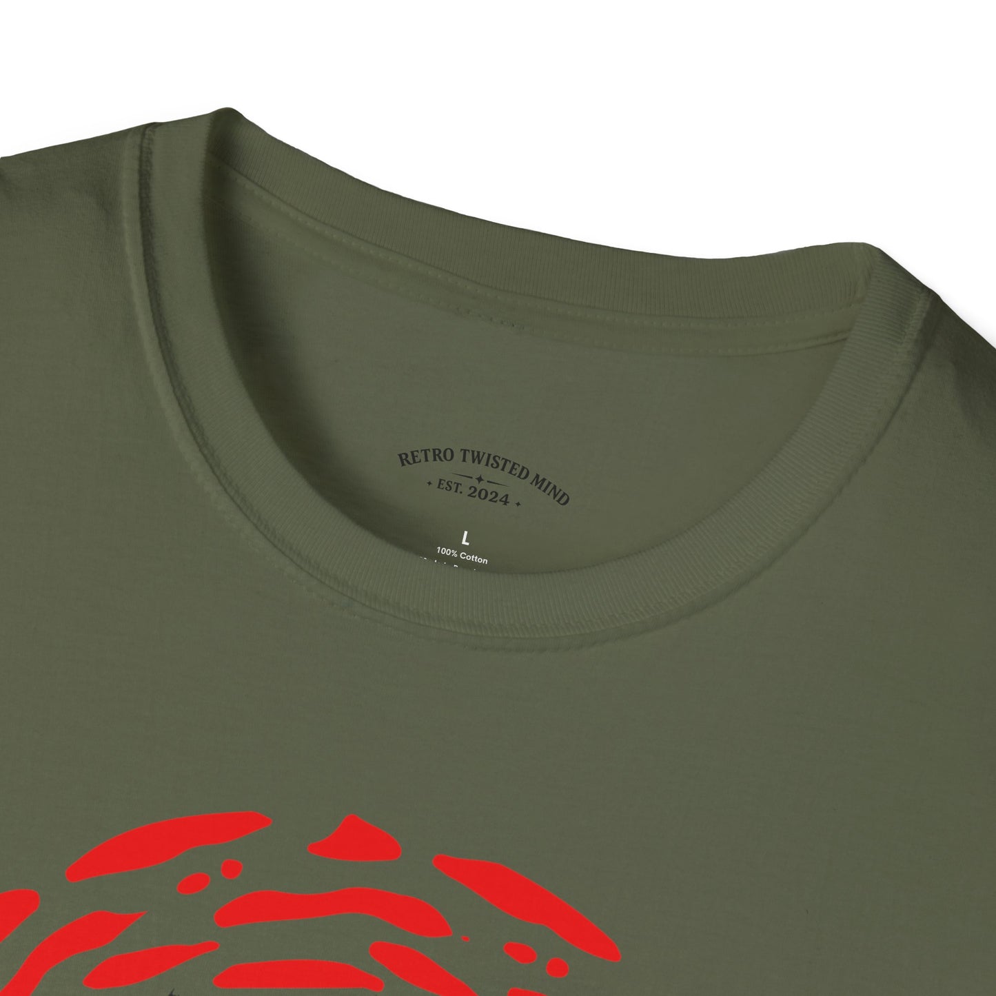 Doberman Graphic T-Shirt — Red Halo 'Bandit' Design