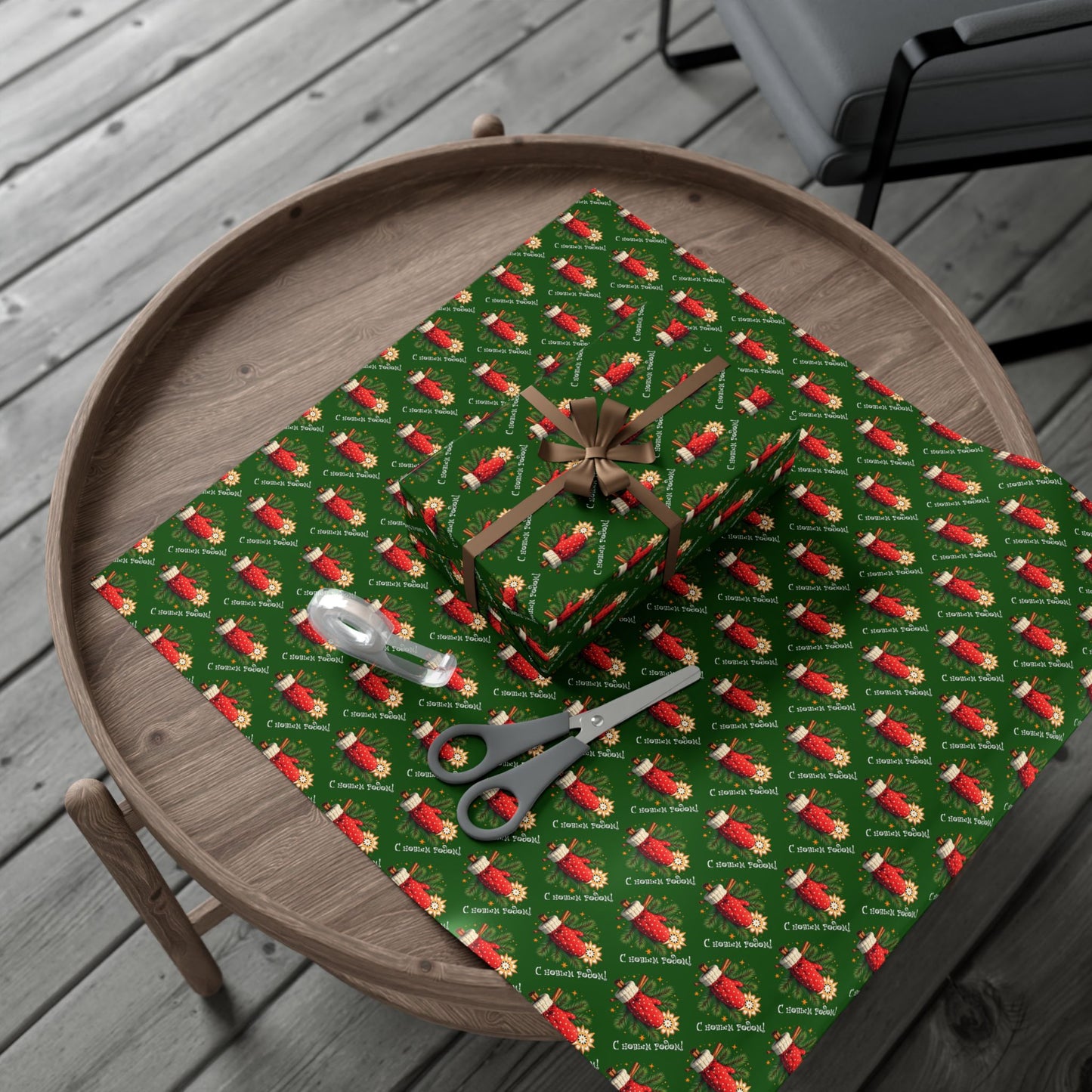 Christmas Nutcracker Gift Wrap Paper - Holiday Wrapping Sheets