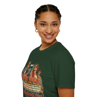 Before Google T-Shirt — Retro Vintage "We Used Our Brains" Graphic Tee