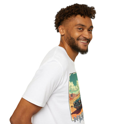 Vintage Car Graphic Unisex Softstyle T-Shirt - Perfect for Road Trip Lovers ,sport,car