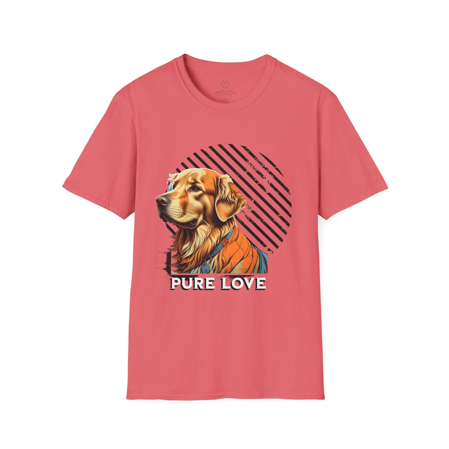 Pure Love Dog Unisex Softstyle T-Shirt - Perfect for Pet Lovers